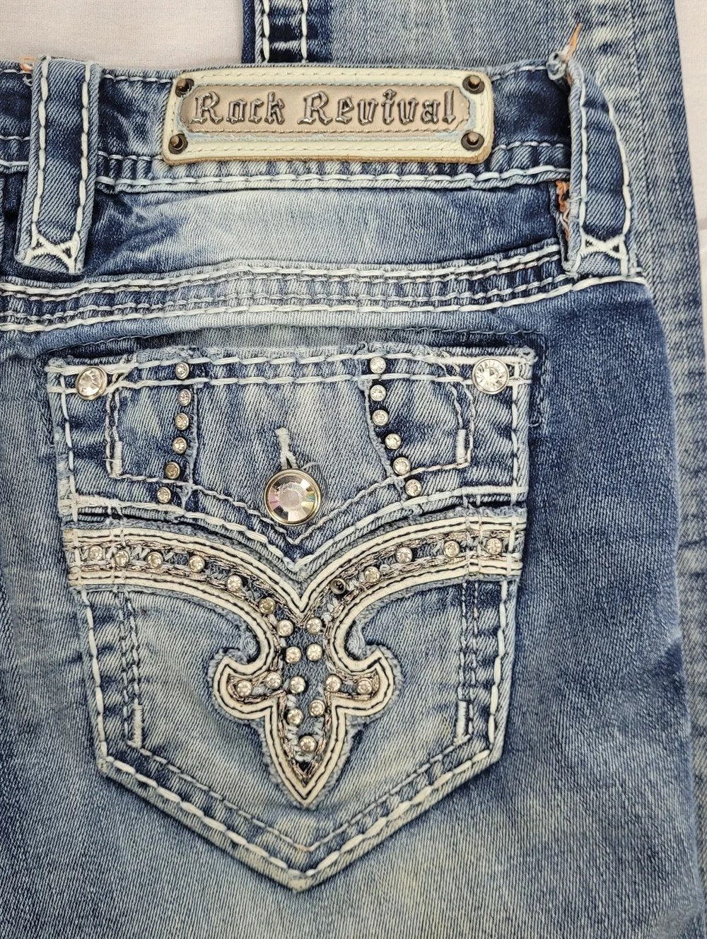 Rock Revival Laney Skinny Jeans Sixe 25